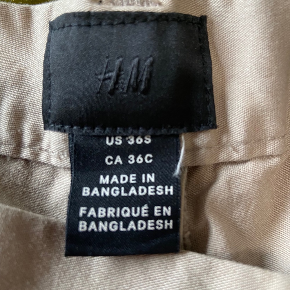 H&M Slim Fit Chinos 36 Short - Picture 3 of 6